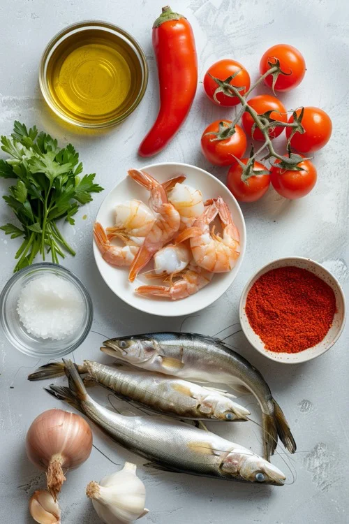 ingredientes fumet de pescado para paella